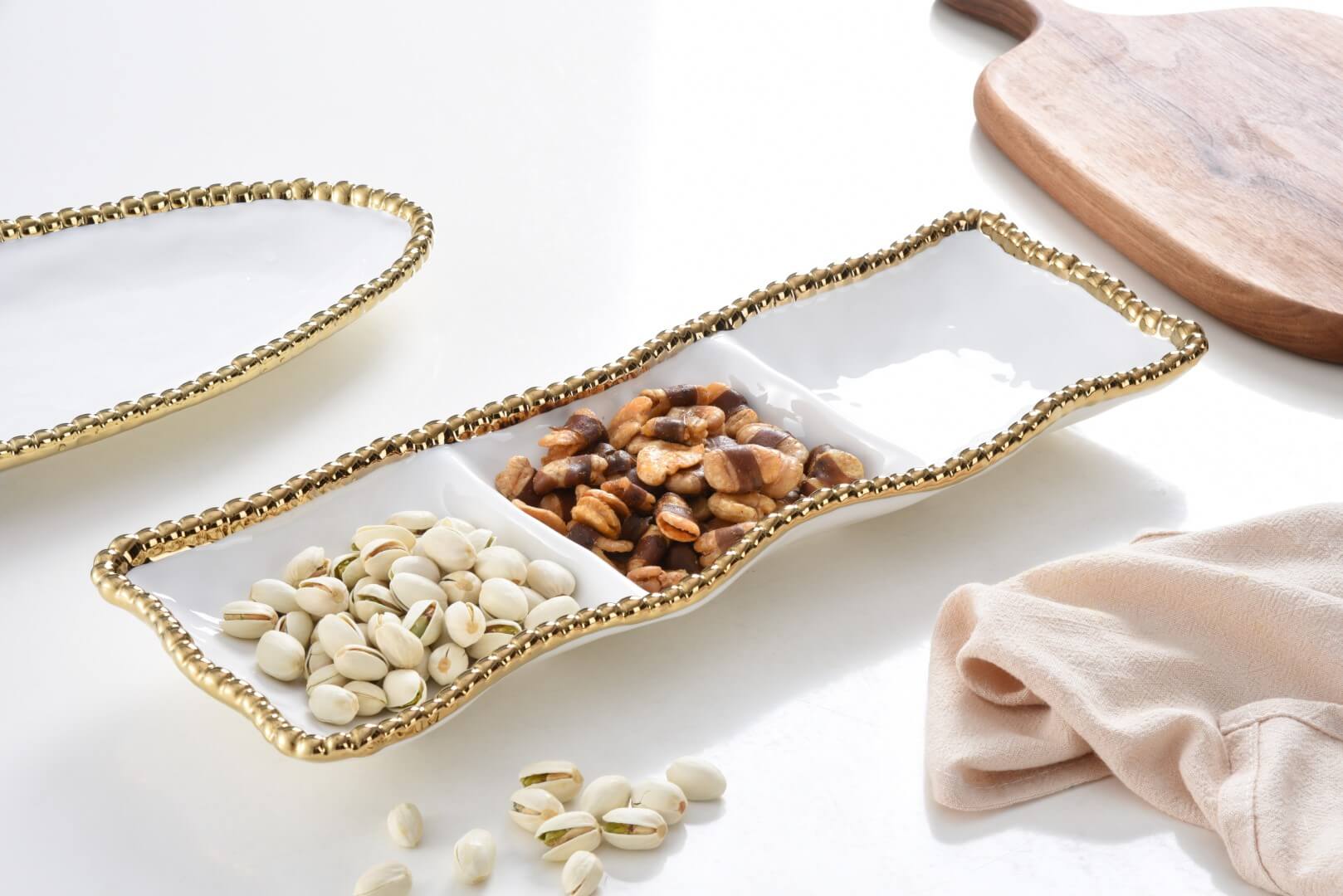 3 Section Serving Piece | Sudha's Emporium
