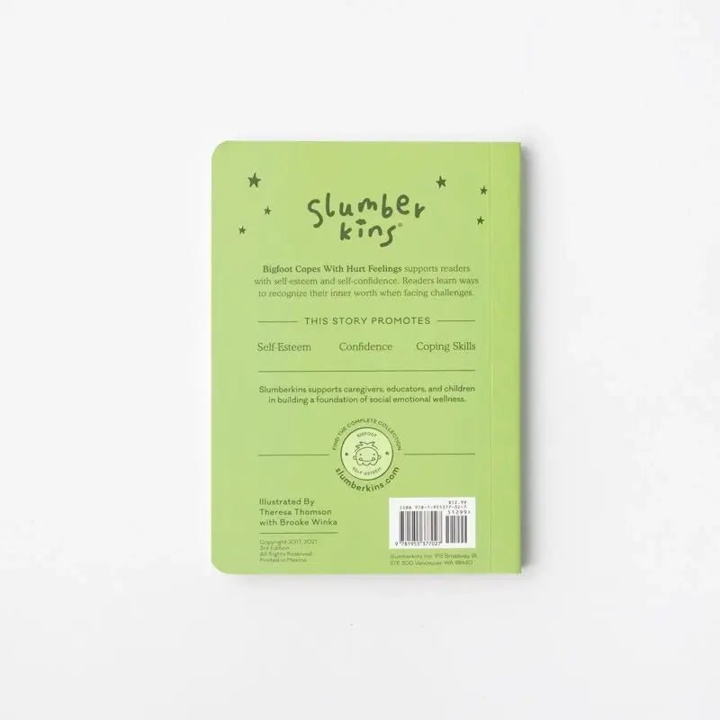 Back of the Bigfoot Snuggler Set: Self Esteem - Self-Esteem Snuggler Set for Kids