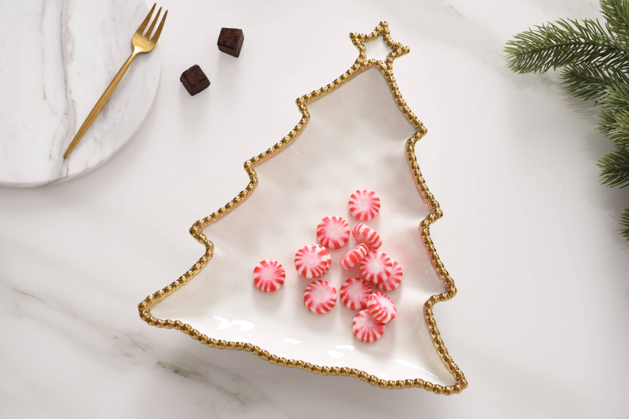 Christmas Tree Platter | Sudha's Emporium