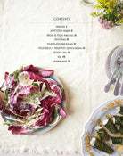 Table of contents from Cucina di Amalfi by Ursula Ferrigno – Amalfi Coast Cookbook.
