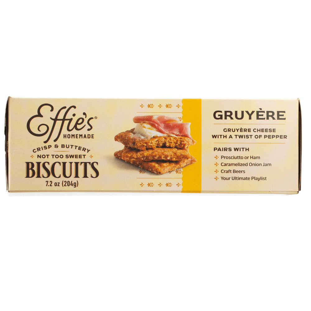 Box of Effie's Gruyère Biscuits