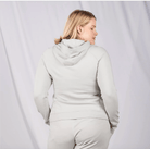 Bamboo Active Hoodie - Fog | Sudha's Emporium