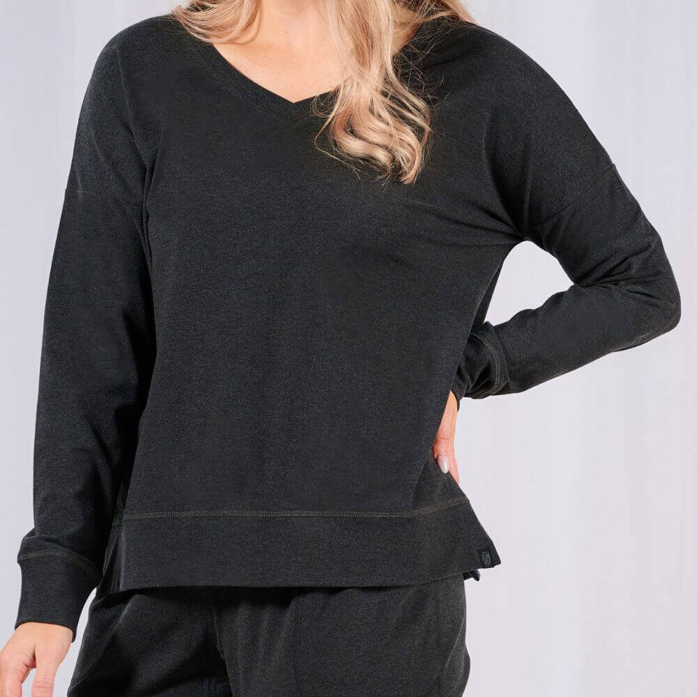 Soft Collection Pullover - Black | Sudha's Emporium