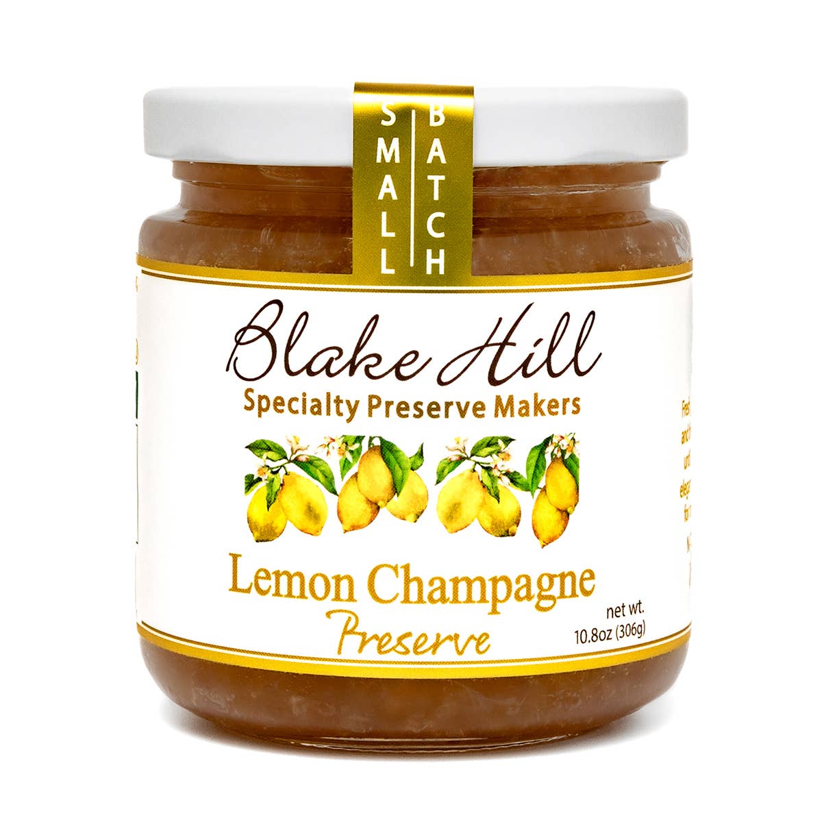 Lemon Champagne Jam by Blake Hill Preserves – Gourmet Lisbon Lemon Preserve