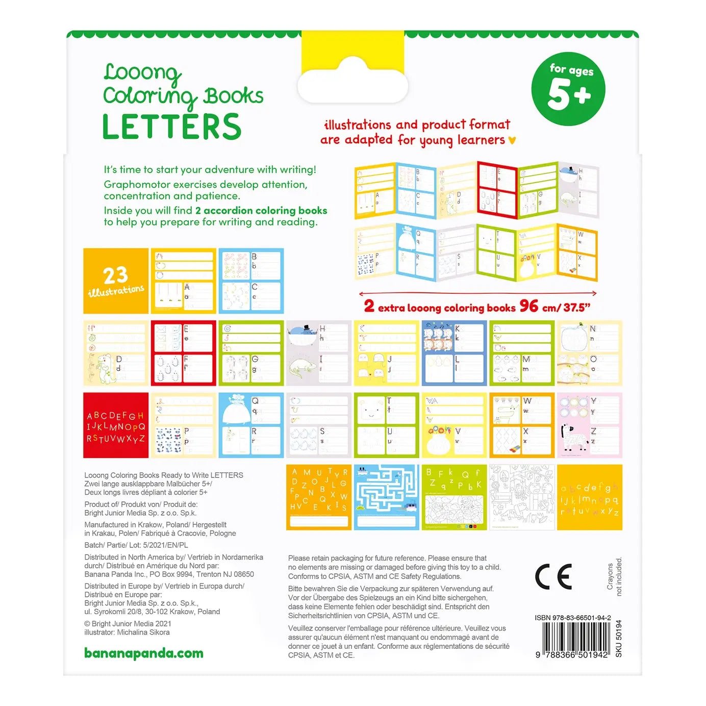 Another View of Looong Coloring Books Letters - Alphabet Coloring Book for Kids