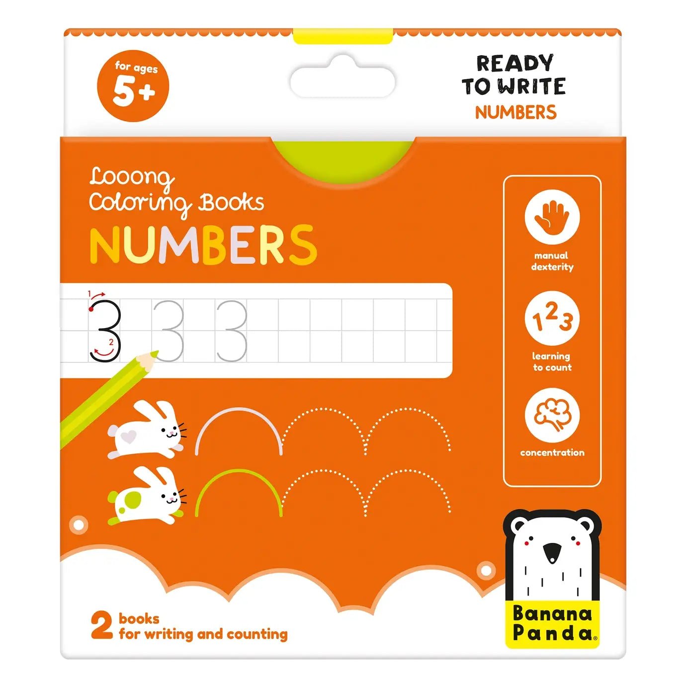 Looong Coloring Books Numbers - Number Coloring Book for Kids