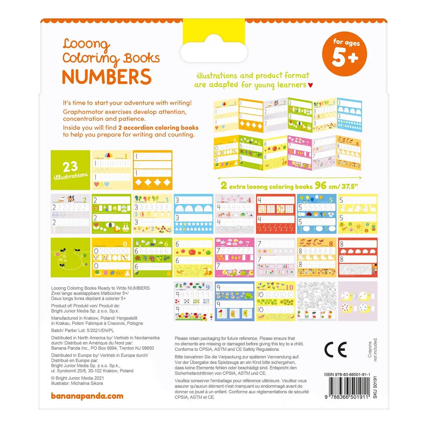 Another view of Looong Coloring Books Numbers - Number Coloring Book for Kids