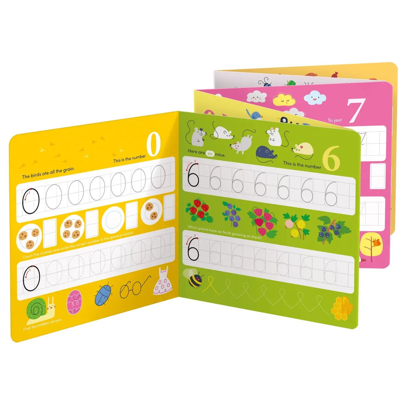 Coloring page of the Looong Coloring Books Numbers - Number Coloring Book for Kids