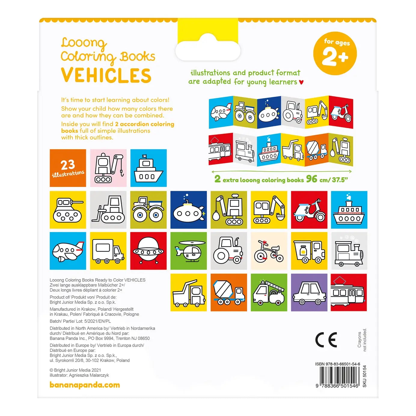 Another view of Looong Coloring Books Vehicles - Vehicle Coloring Book for Toddlers
