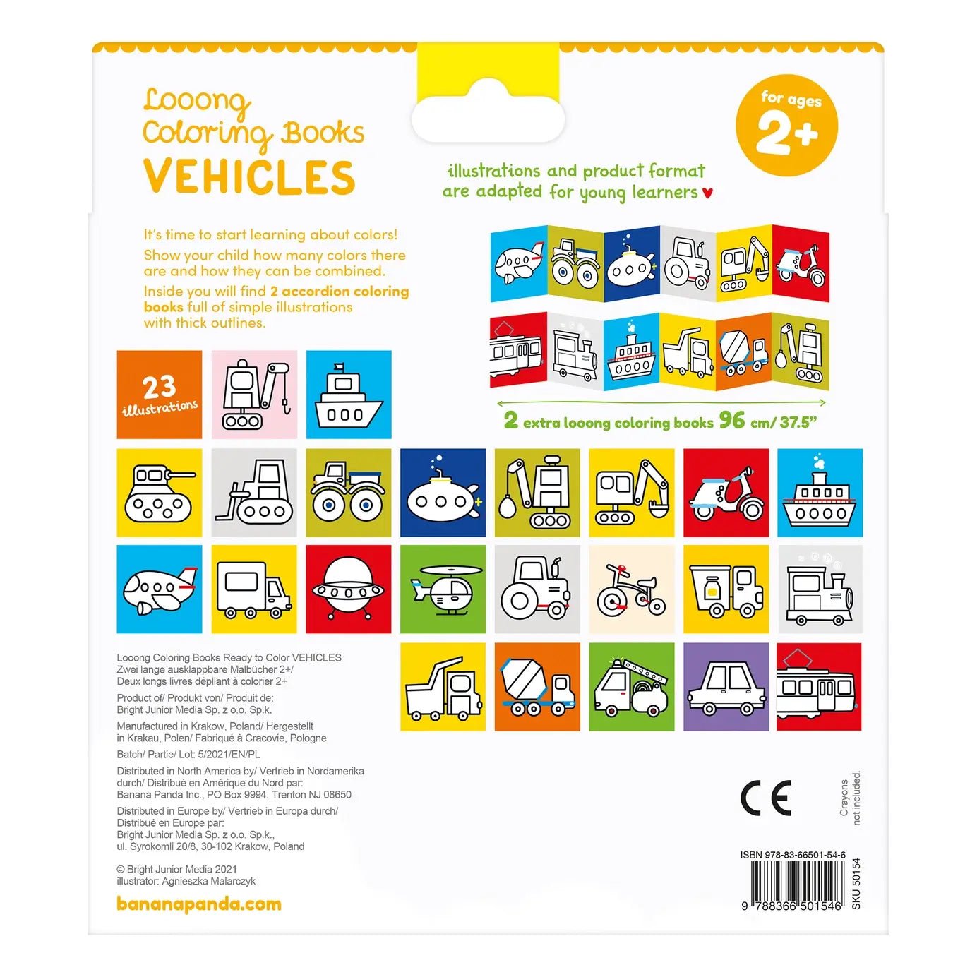 Another view of Looong Coloring Books Vehicles - Vehicle Coloring Book for Toddlers