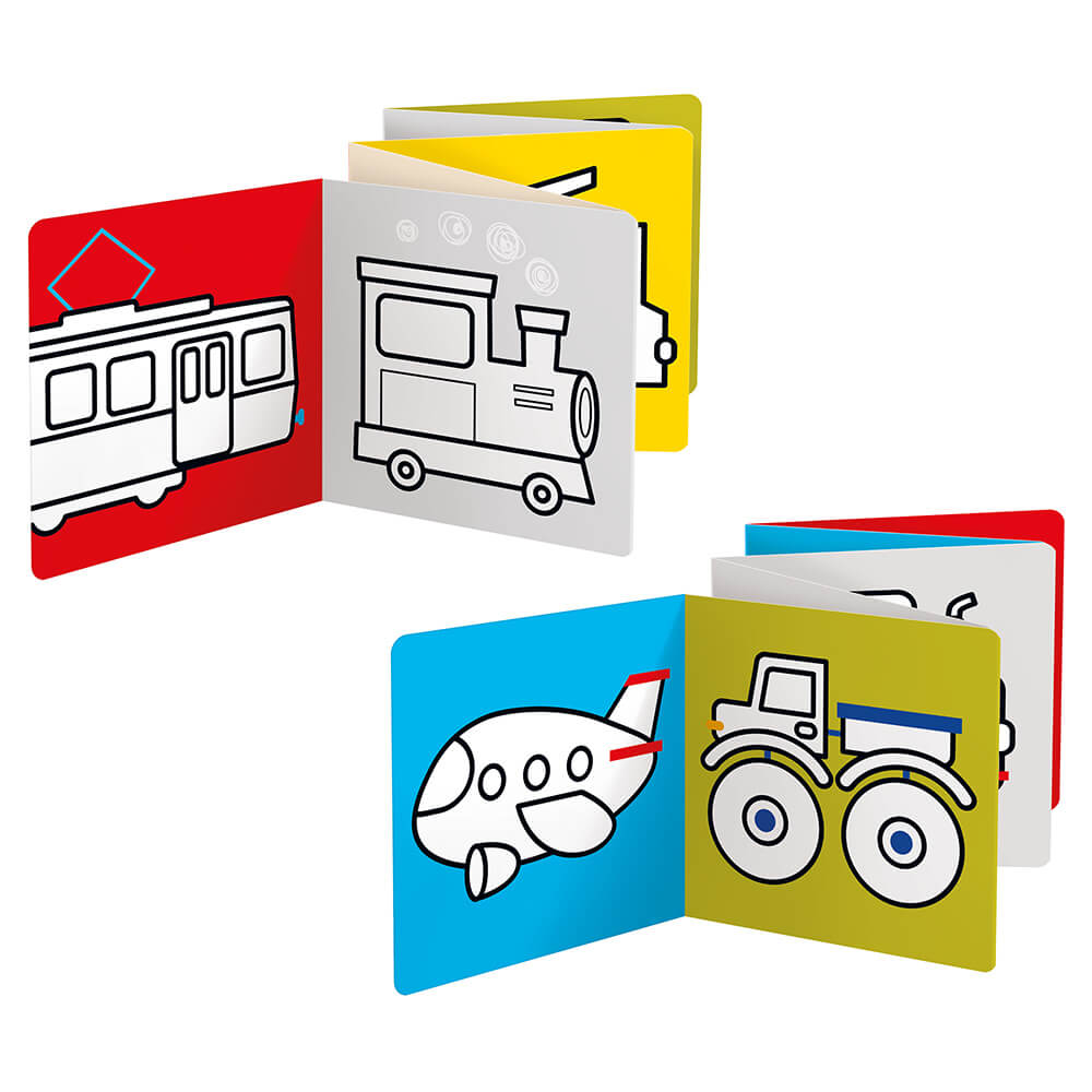 Coloring page from the Looong Coloring Books Vehicles - Vehicle Coloring Book for Toddlers