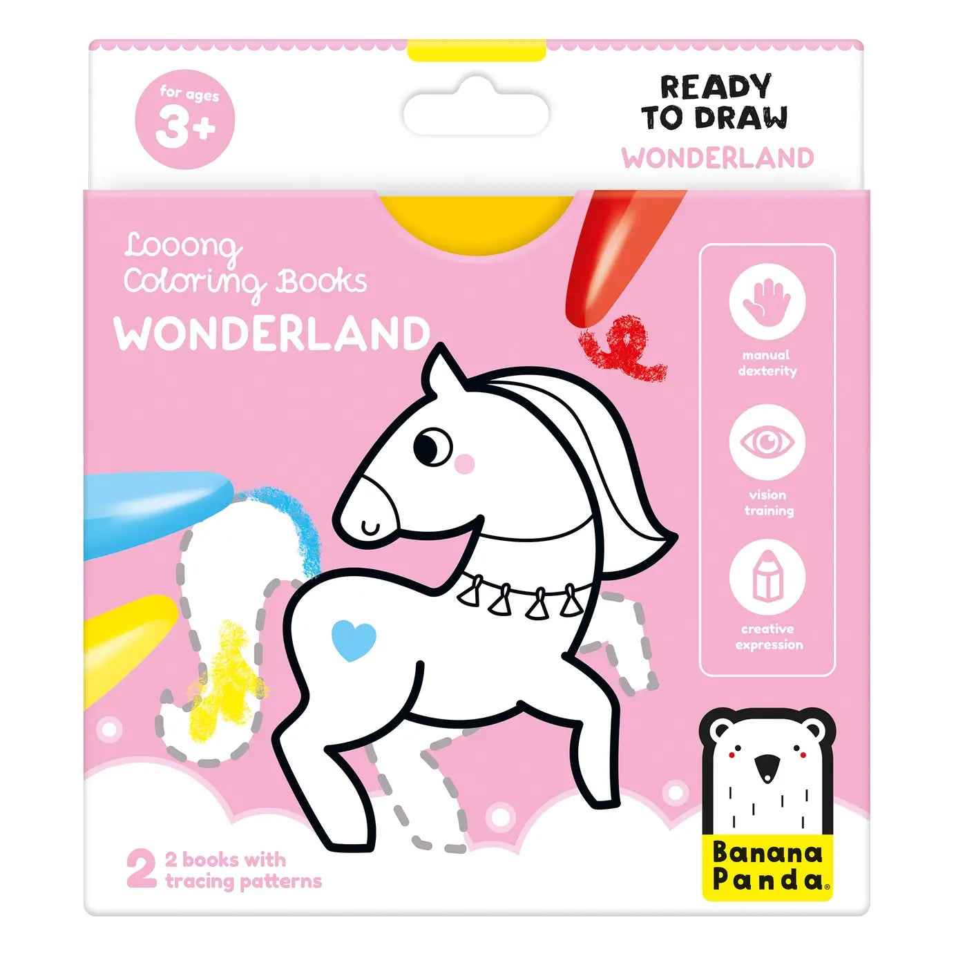 Looong Coloring Books Wonderland - Wonderland Coloring Book for Kids