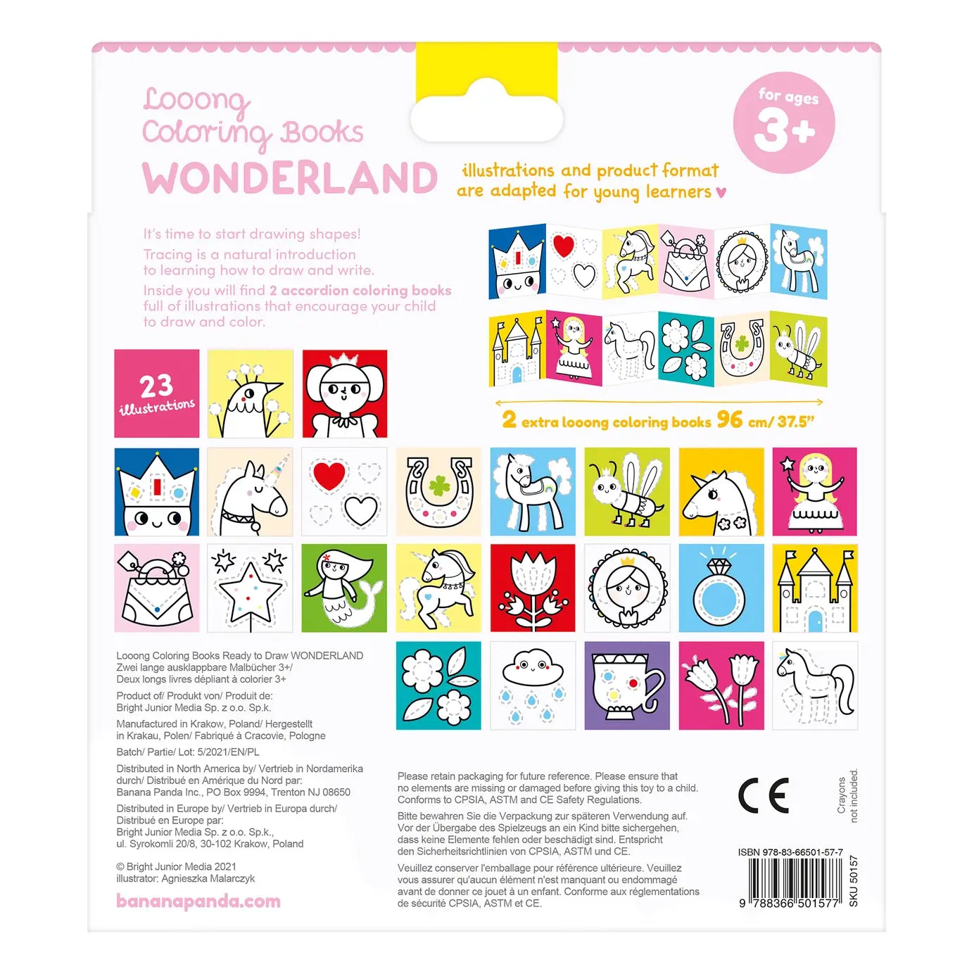 Another view of Looong Coloring Books Wonderland - Wonderland Coloring Book for Kids