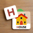 Upclose piece from Magnetic Alphabet Learning Game by Janod - English Letter Magnetibook