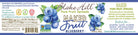 Nutrition/Ingredient Label for Naked Blueberry Spread by Blake Hill Preserves – a no-sugar blueberry spread