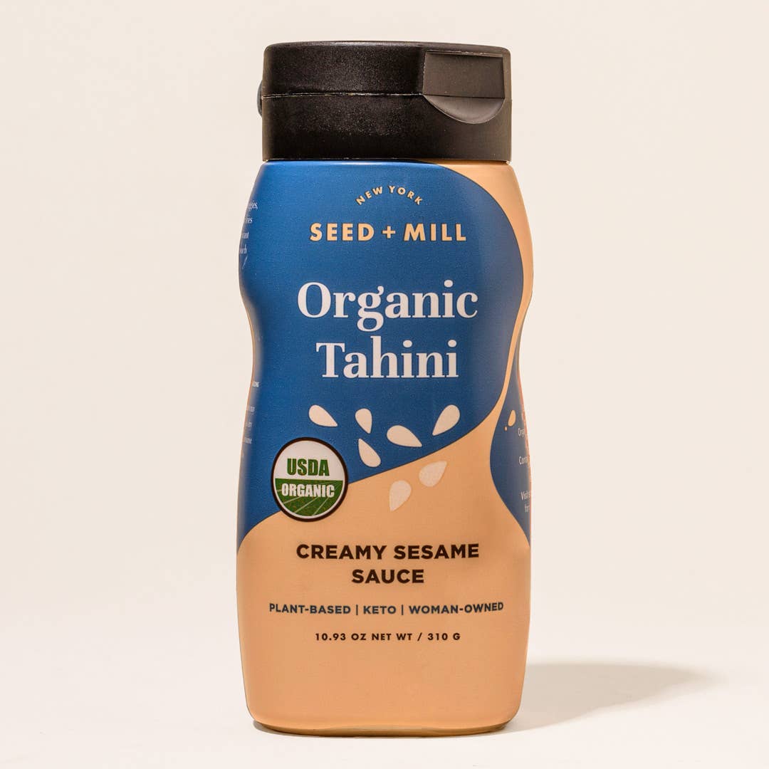 Organic Tahini Squeeze Bottle by Seed + Mill – Vegan, Gluten Free