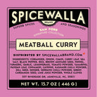 Ingredient label for Meatball Curry from the Sam Fore Signature Collection by Spicewalla – a Sri Lankan–Inspired Spice Blend