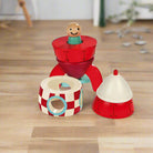 Small Magnetic Rocket by Janod – Unassembled Magnetic Wooden Rocket Toy