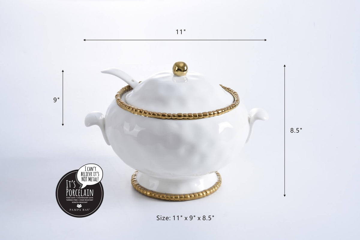Soup Tureen & Ladle | Sudha's Emporium