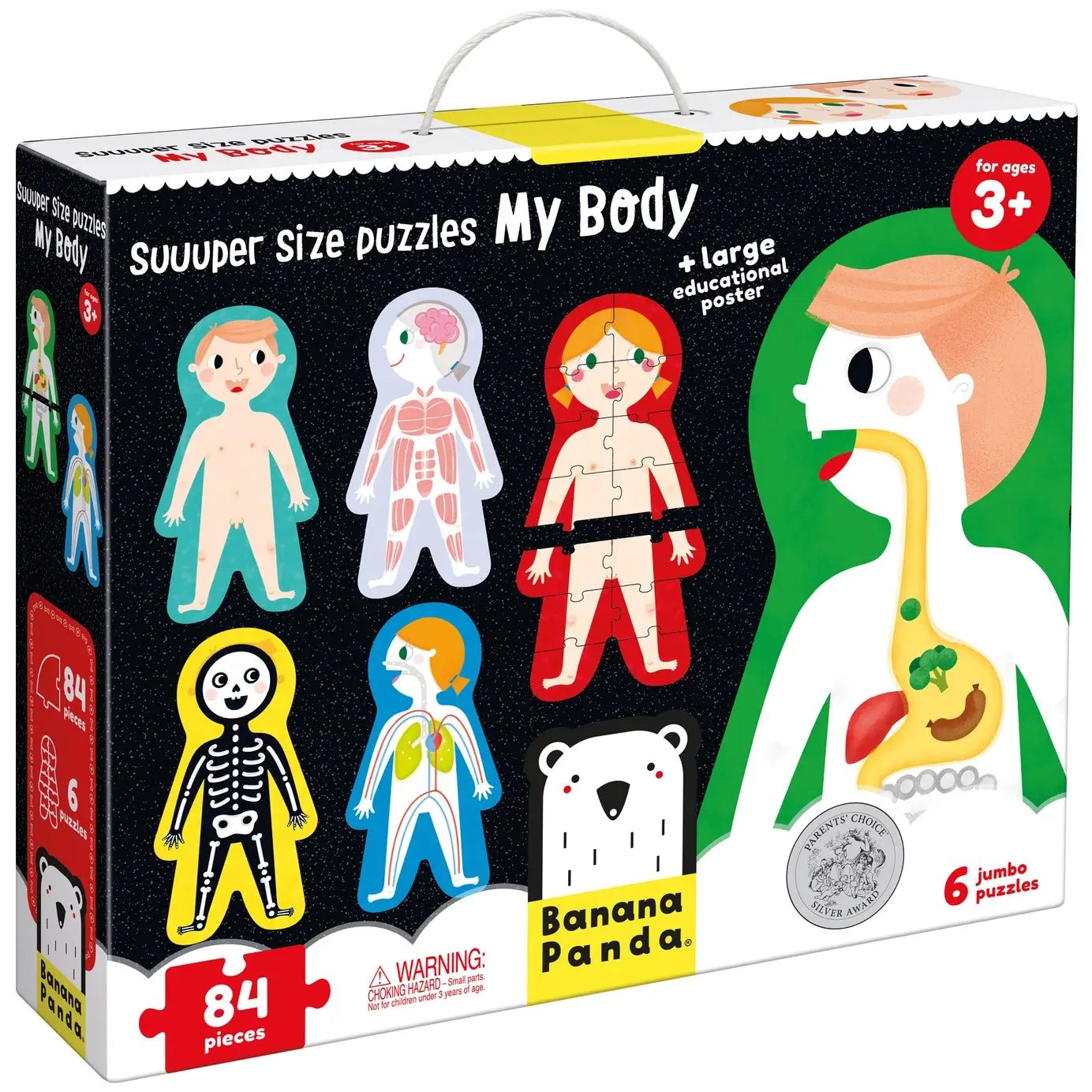 Super Size Puzzle My Body - Human Body Floor Puzzle for Kids