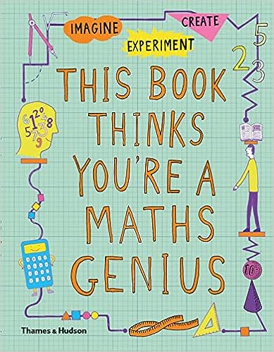 This Book Thinks You're A Math Genius - Interactive Math Activity Book for Kids