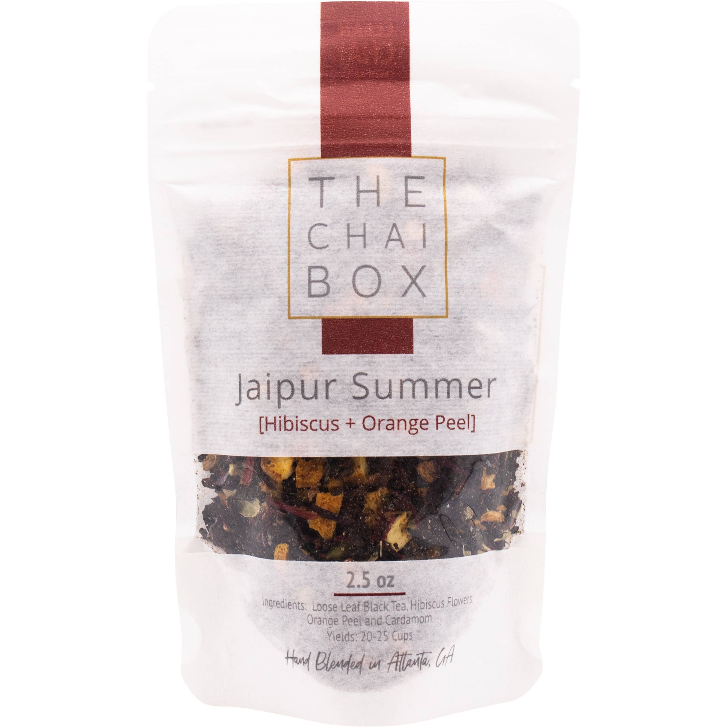 The Chai Box Jaipur Summer in a resealable pouch.