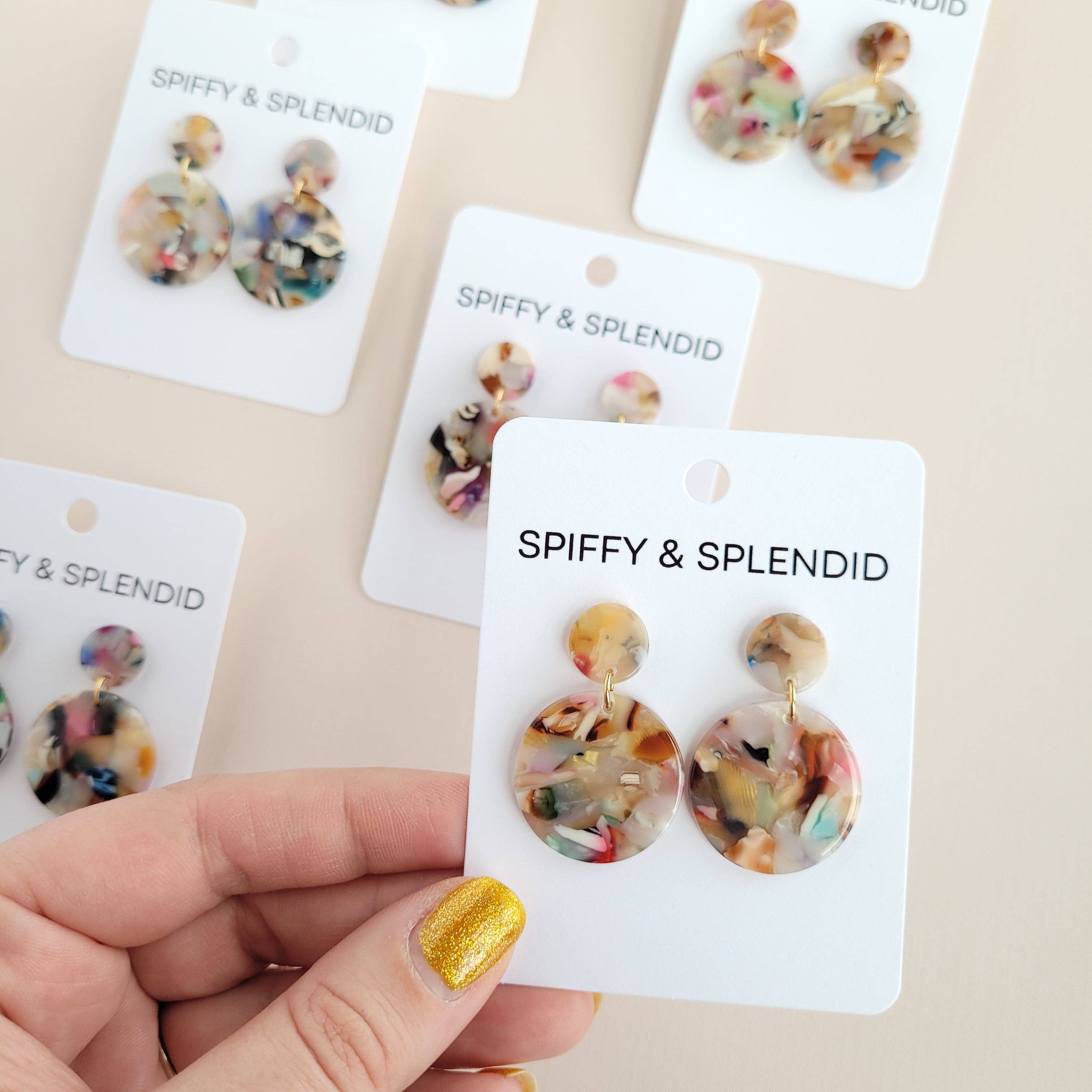Multicolor Addy Earrings by Spiffy and Splendid.