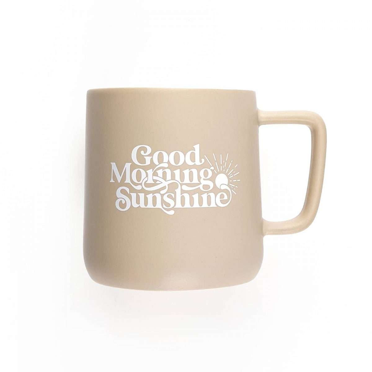 Good Morning Sunshine Ceramic Mug - 11oz Matte Stoneware