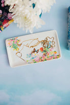 Hidden Butterfly Trinket Tray - Nature-Inspired Catchall Dish