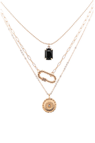 Maddie Necklace Set by My Girl In LA – Layered Gold Necklace Set