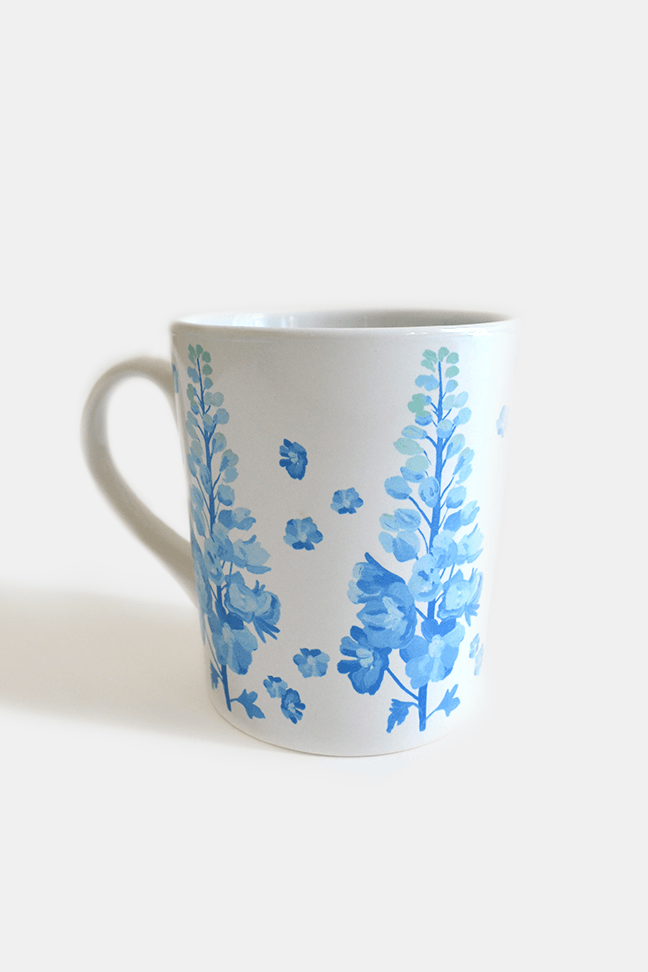 Pacific Blue Mug - 23 oz Extra Large Ceramic Mug