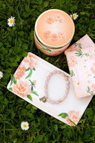 Peony Trinket Tray - Floral Jewelry Catchall Dish