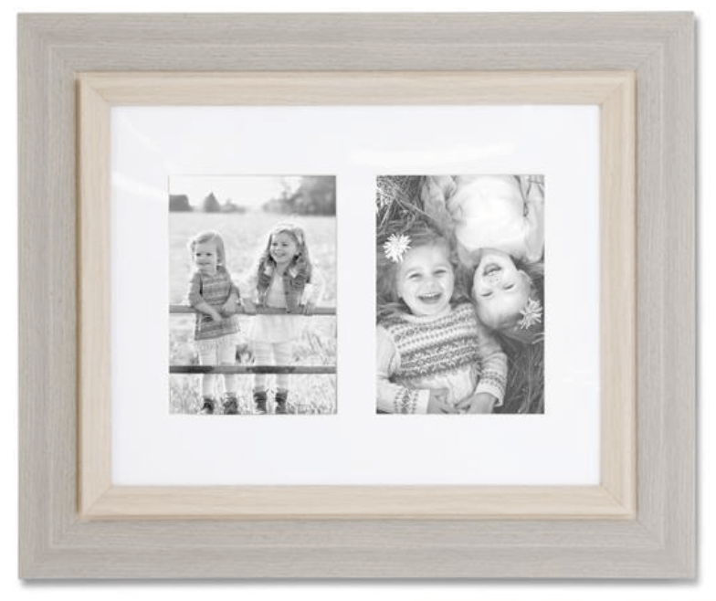 Wooden Gray Photo Frame - Modern Picture Display