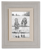 Wooden Gray Photo Frame - Modern Picture Display