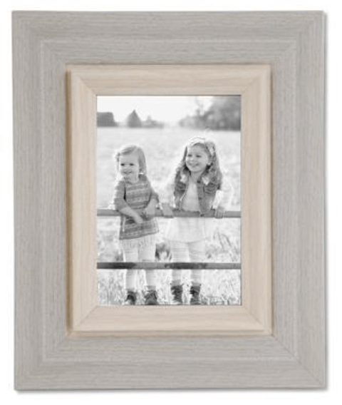 Wooden Gray Photo Frame - Modern Picture Display