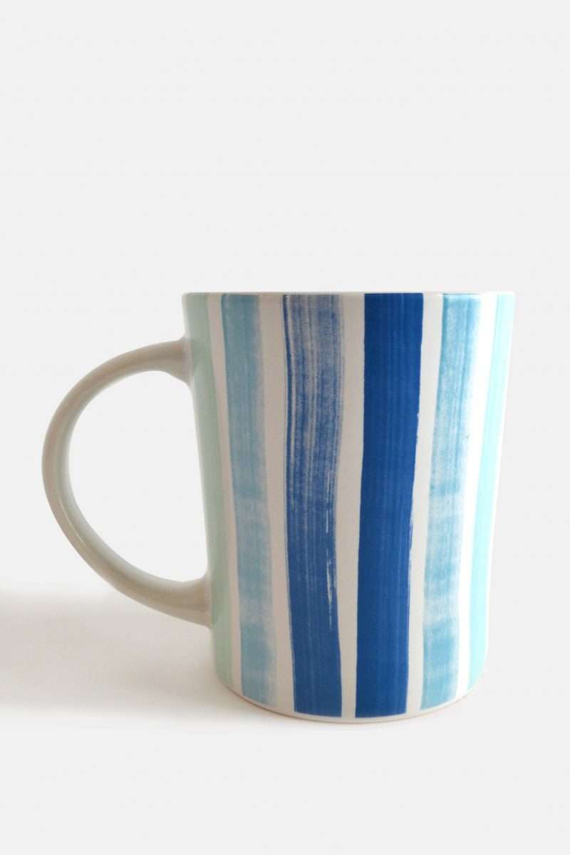 Brushstroke Stripe Mug | Sudha's Emporium
