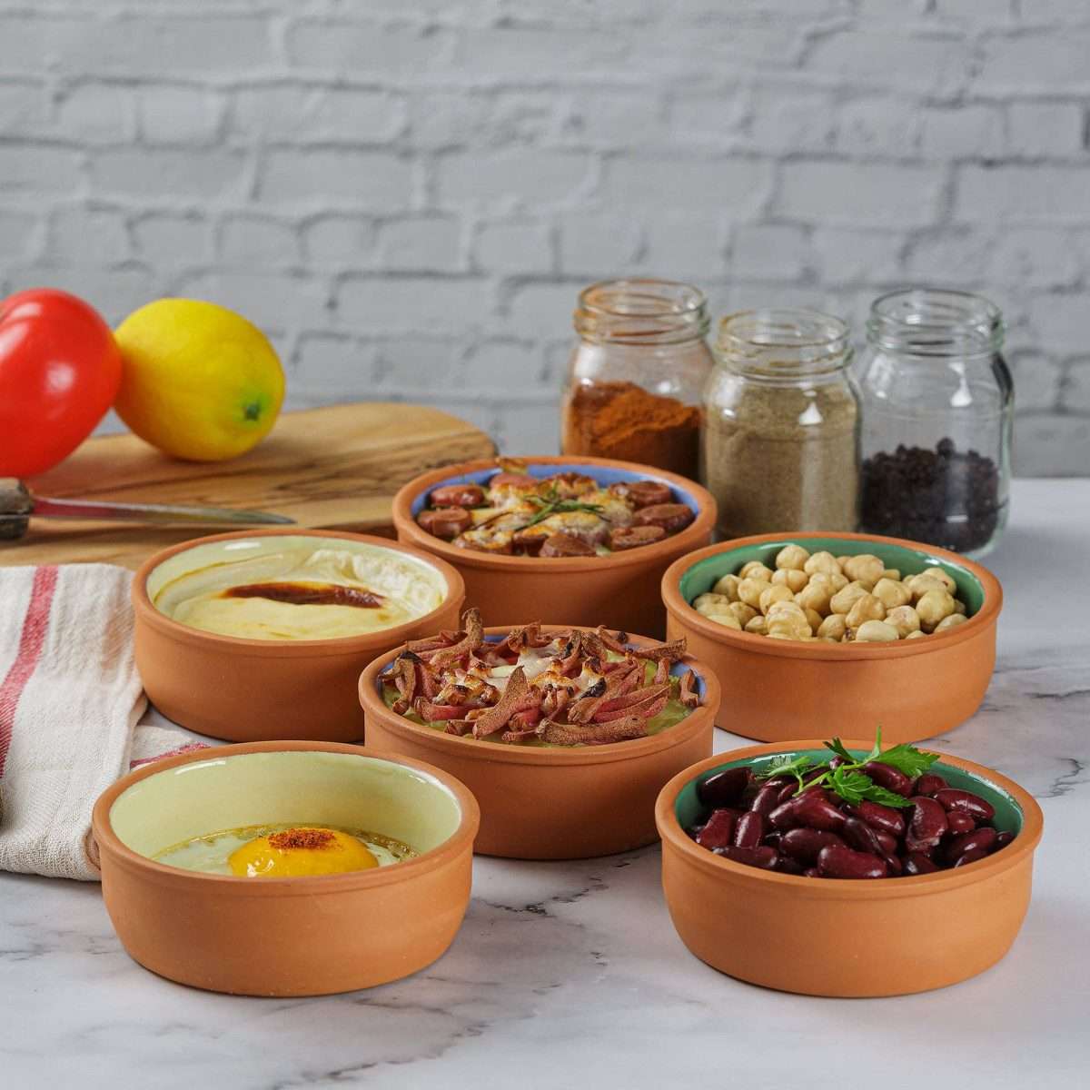 Colored Terracotta Cooking Bowls | Sudha's Emporium