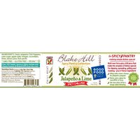 Nutrition facts and ingredients for Blake Hill Preserves Jalapeno & Lime Spicy Chili.