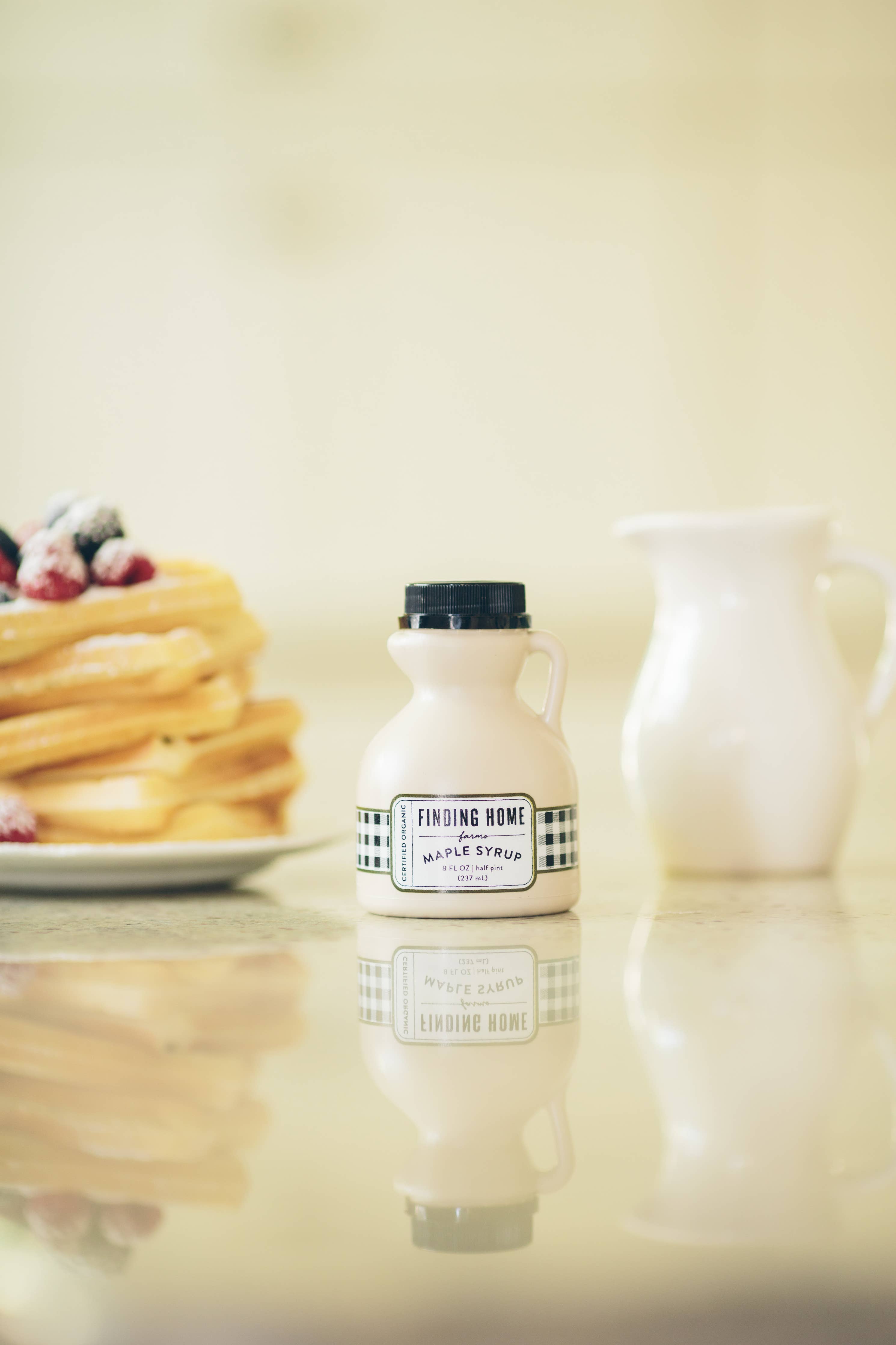 Another view of 100 % Organic Maple Syrup 8 oz by Finding Home Farms 
