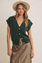 Cotton Sweater Vest - Styled Over Blouse | Work to Weekend Look