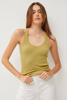 Ribbed Tank Top - Styled with Shorts | Summer Casual