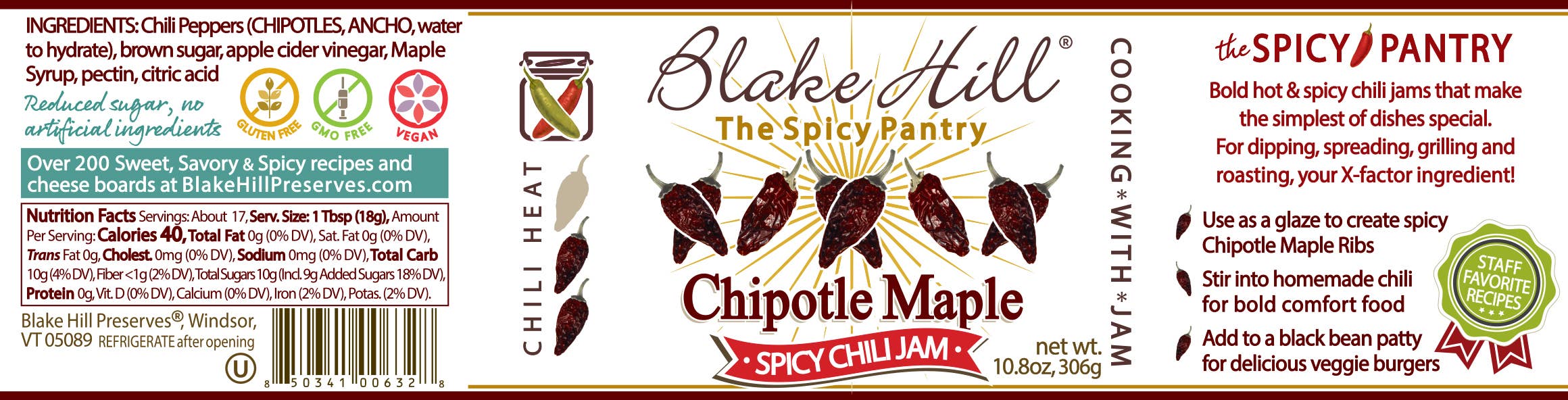 Chipotle & Maple Spicy Chili Jam | Sudha's Emporium