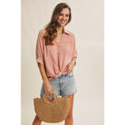 Cotton Gauze Shirt - Styled with Shorts | Summer Outfit