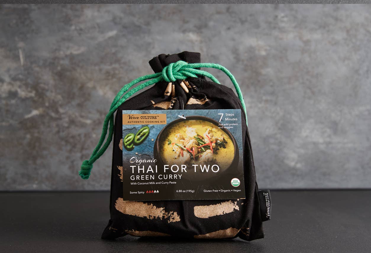 Organic Green Curry Cooking Kit - Vegan & Gluten-Free | Sudha's Emporium