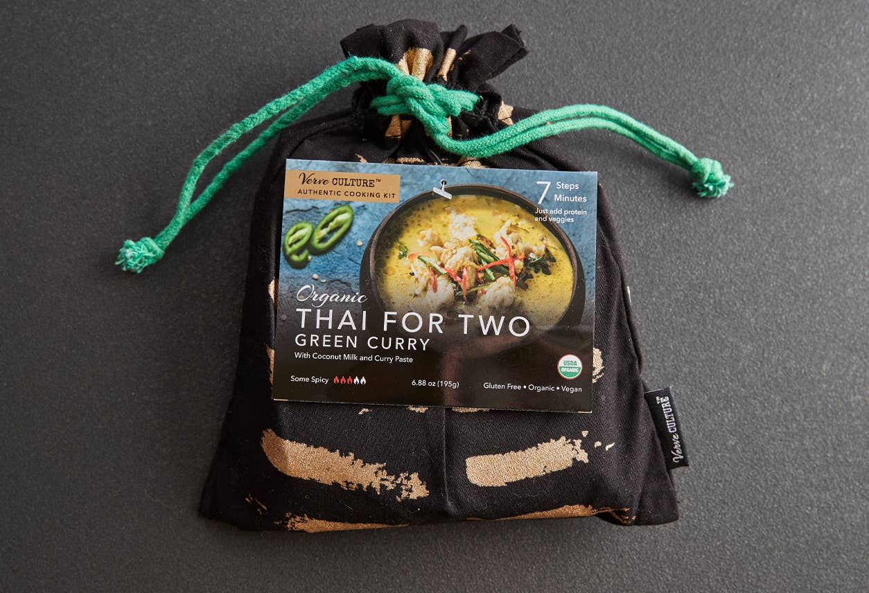 Organic Green Curry Cooking Kit - Vegan & Gluten-Free | Sudha's Emporium