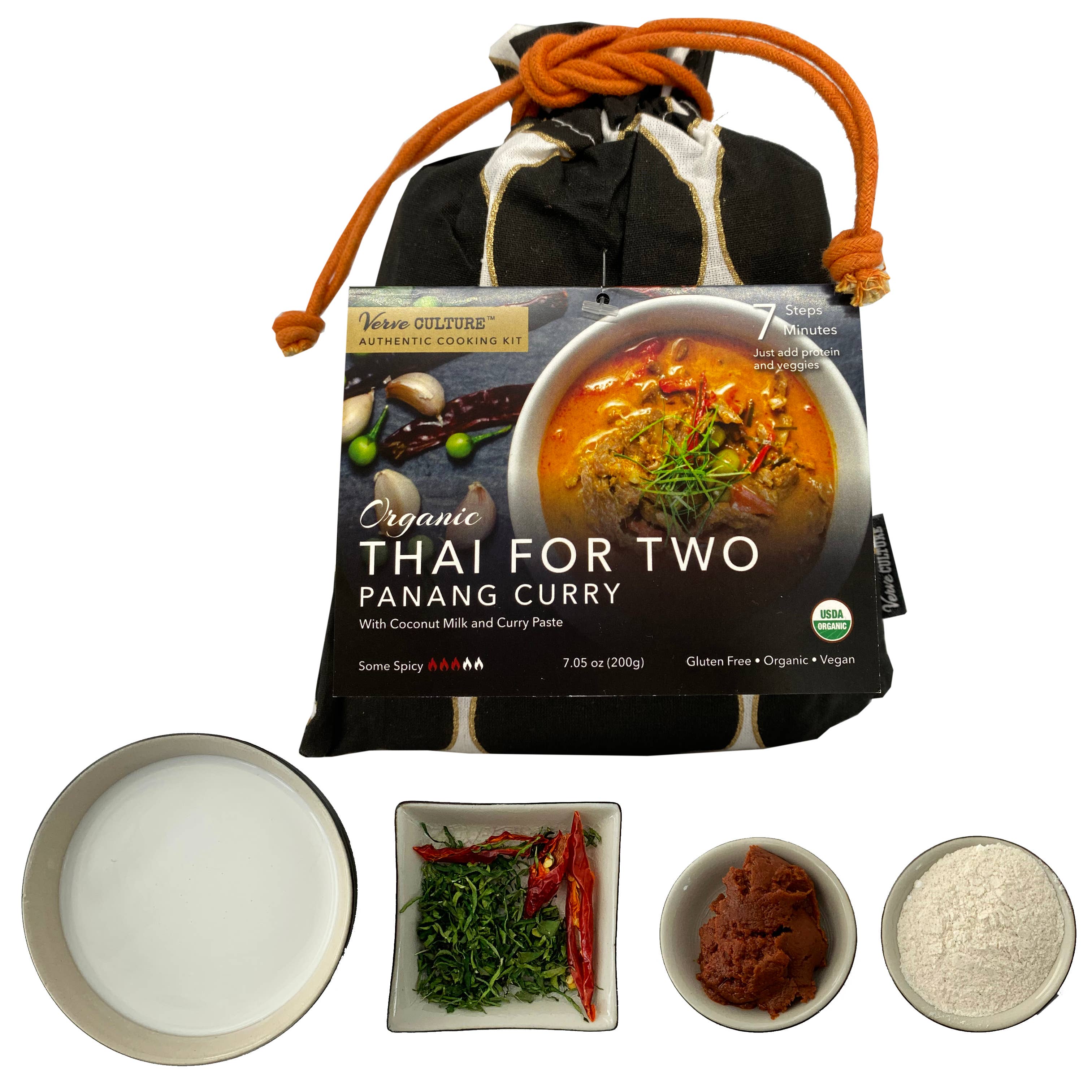 Organic Panang Curry Cooking Kit - Vegan & Gluten-Free | Sudha's Emporium
