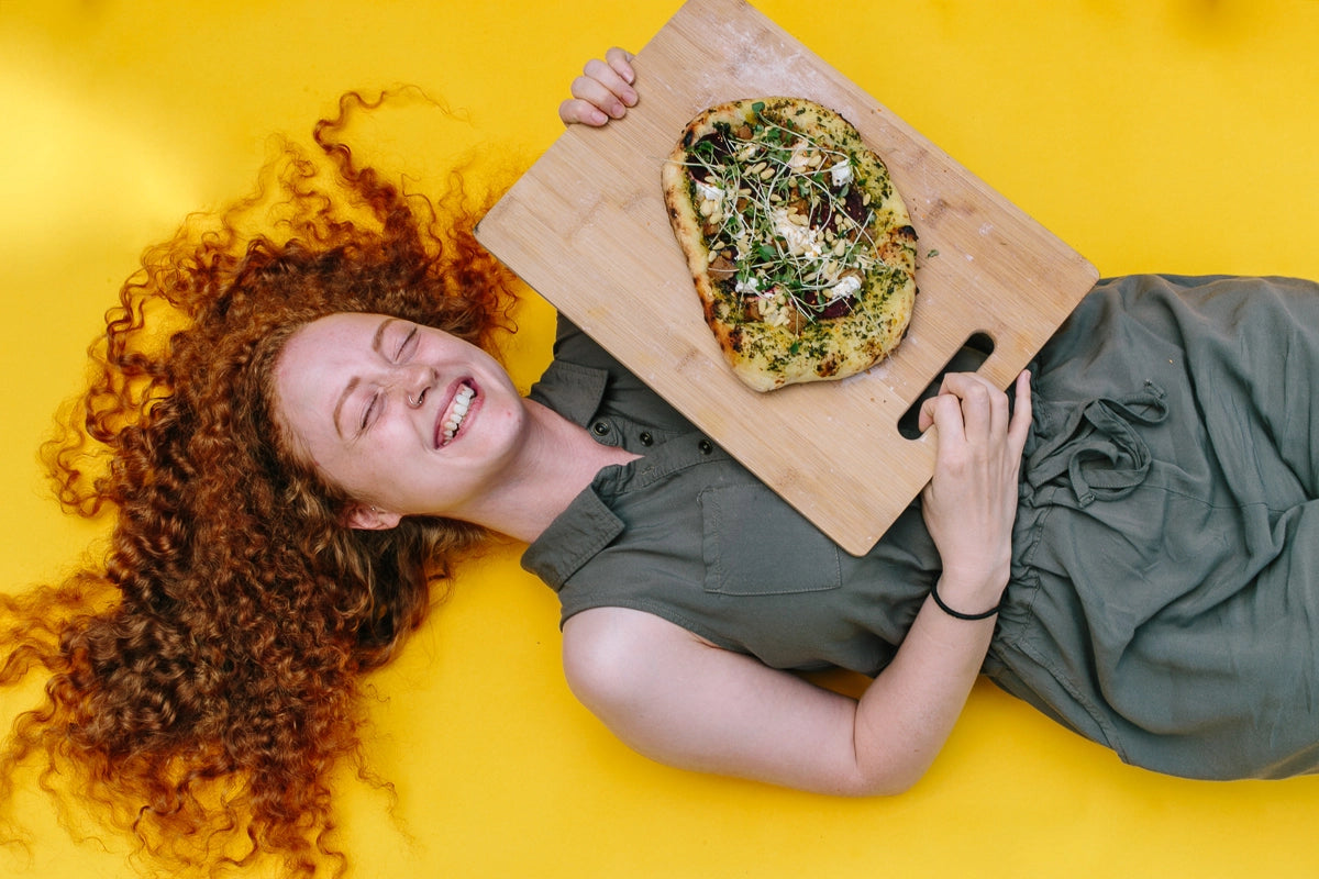Pizza seasoned with Amore Italian Seasoning by Spicewalla – an Amore Herb Blend