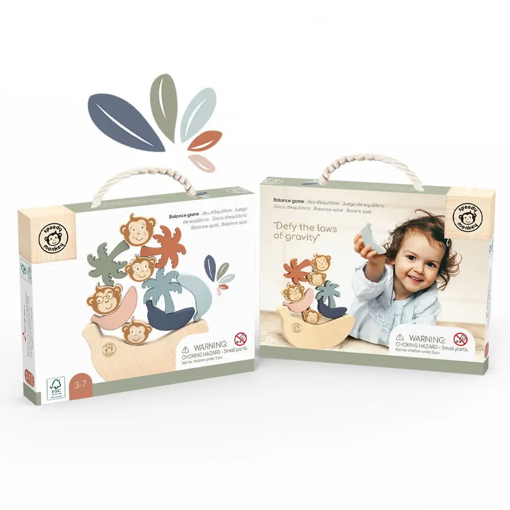 Packaging for Balance Game – a Wooden Balance Game for Toddlers.