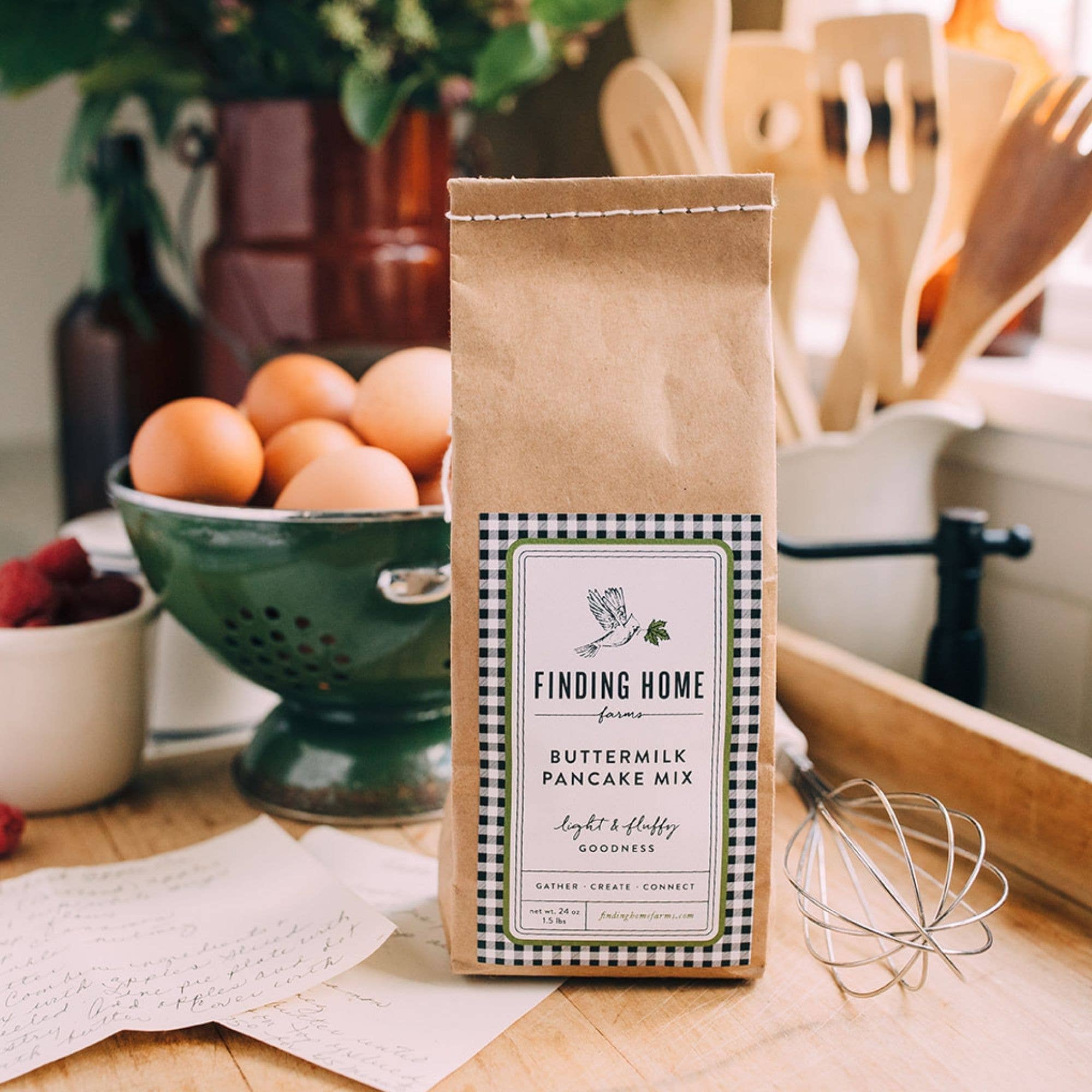 Buttermilk Pancake Mix by Finding Home Farms – pancake and waffle mix