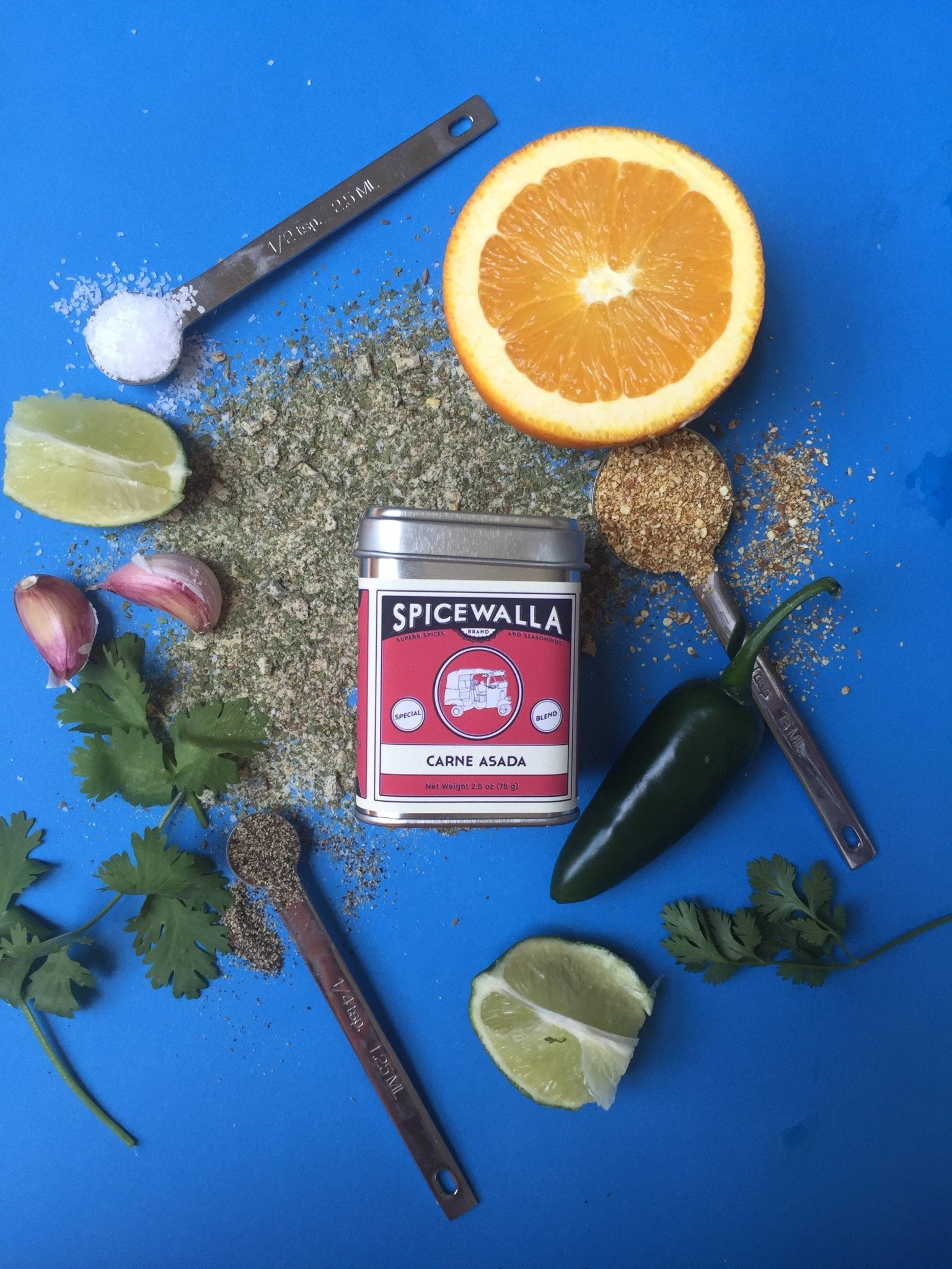 Another view of Carne Asada Rub by Spicewalla – Bold Latin Grill Seasoning